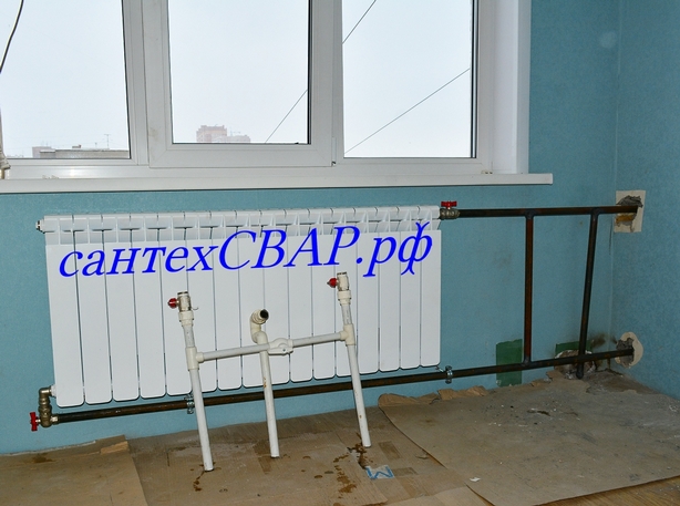 Монтаж отопления квартиры